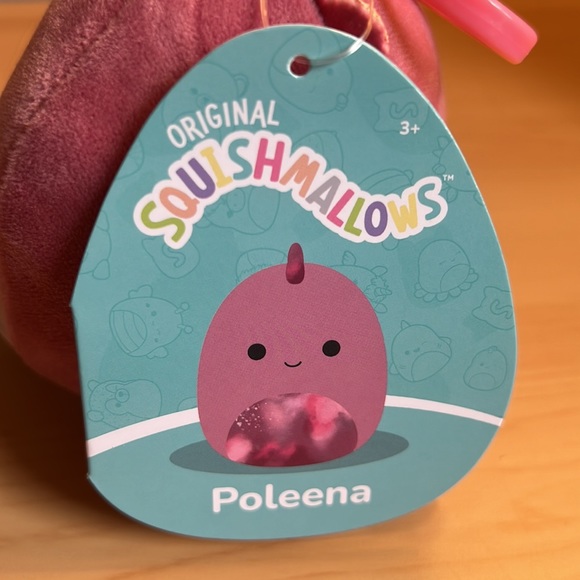 Poleena the Dinosaur Squishmallows 3.5β Clip Prehistoric Squad Toy Plush NWT - Picture 10 of 12